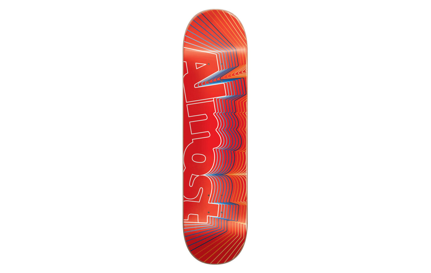 Red Almost Vibrate Logo HYB Skateboard Deck 8 