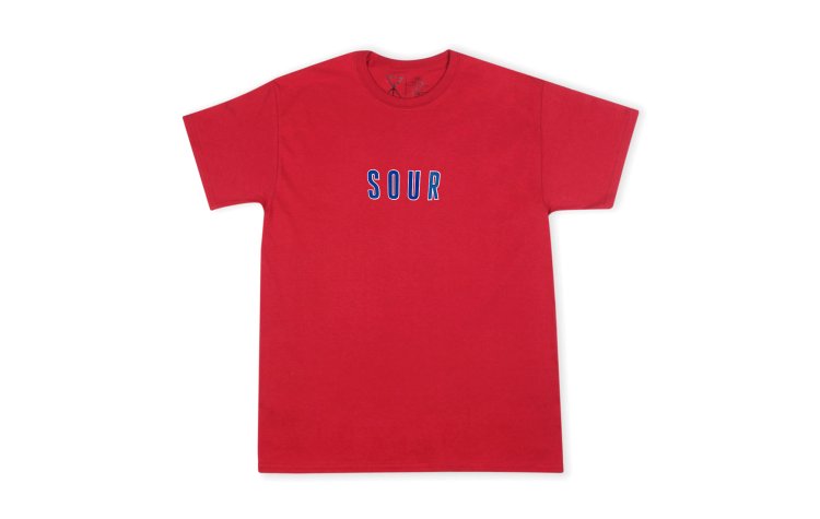 SOUR Sour Army S/S Tee- Red tričká (SOUR-HO21-042)